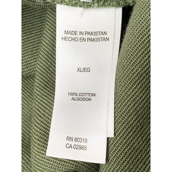 Lucky Brand Olive Green Button-Up Shirt Jacket XL Cotton Shackette 9093 NWT - Picture 5 of 12